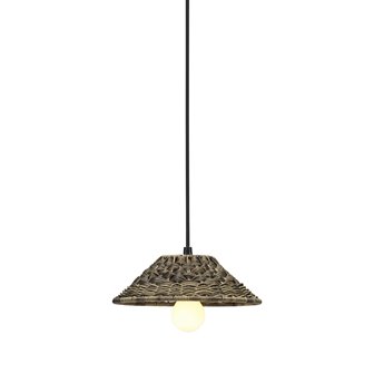 Rattanowa lampa wisząca Lisen 27cm